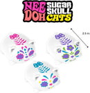 NeeDoh Sugar Skull Cat Squishy | Day of the Dead Sensory Fidget Toy | Bossier City Boutique Gift