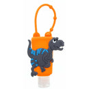 T-Rex Hand Sanitizer Holder Keychain | Refillable Silicone Backpack Clip | Bossier City, LA