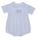 Pull-a-Long Puppy Bubble-Blue