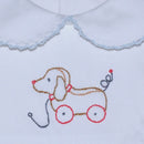 Pull-a-Long Puppy Bubble-Blue