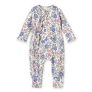 Vintage Floral Zipper Romper - Soft Bamboo Baby