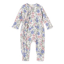 Vintage Floral Zipper Romper - Soft Bamboo Baby