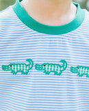 See Ya Later Pant Set – Boys Alligator Applique Outfit