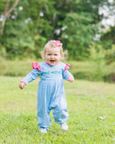 See Ya Later Flutter Romper – Baby Girls Alligator Applique Outfit