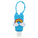 Rainbow Hand Sanitizer Holder Keychain | Refillable Silicone Backpack Clip | Bossier City, LA