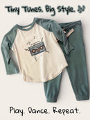 LONG SLEEVE BASEBALL TEE-BOOMBOX