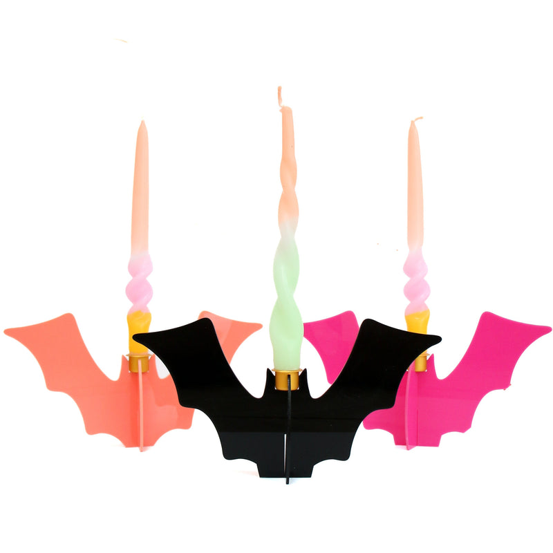 Acrylic bat candle holder