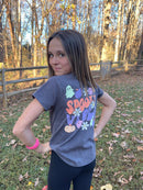 Spooky Vibe Glow-in-the-Dark Tween Halloween Graphic Tee