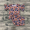 Glitzy pumpkin ruffle set