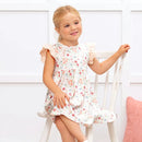 Prairie Petals Bamboo Waist Dress