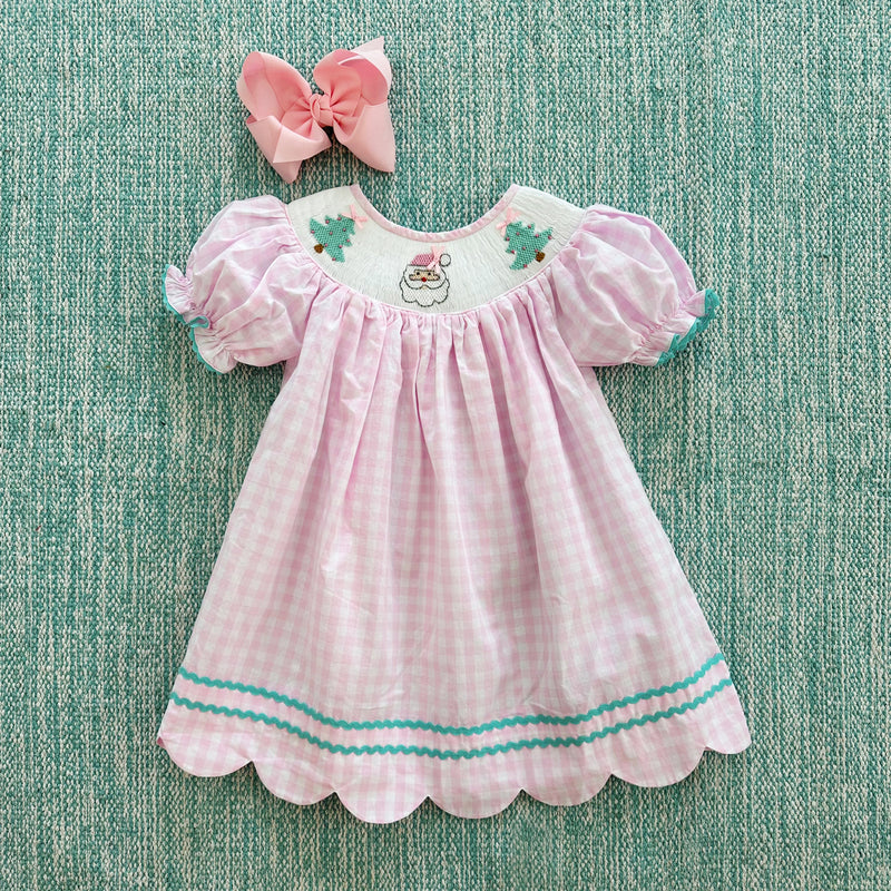 Smocked Christmas Dress Smocked Christmas Dress
