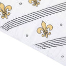 Baby Burp Cloth & Bib Combo: Fleur de Lis
