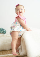 Platinum Balcony Bubble– Baby Girl Ruffle Bubble Outfit
