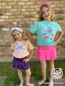 Hot Pink Athletic Pleat Skirt