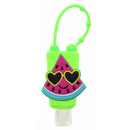 Watermelon Hand Sanitizer Holder Keychain | Refillable Silicone Backpack Clip | Bossier City, LA
