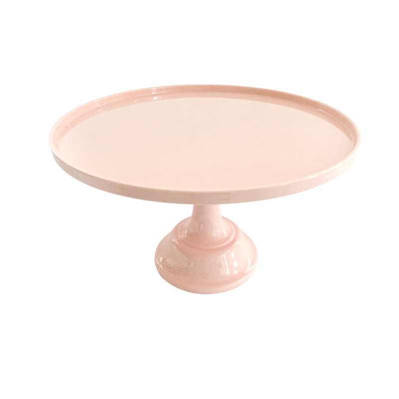 Blush Baby Light Pink Melamine Pedestal Cake Stand