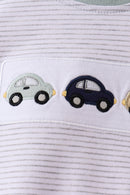 Green vehicle embroidery stripe bubble