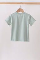 Green vehicle embroidery top