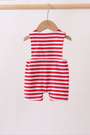 Red stripe flag fireworks embroidery jonjon