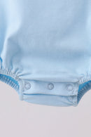 Blue Vehicle Embroidered Bubble