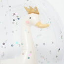 Sunnylife 3D Inflatable Beach Ball – Princess Swan Multi Glitter Beach Ball