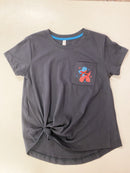 Girls Patriotic Balloon Dog Tee – Tween Red White Blue Shirt | Bossier City Boutique