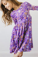 No Bad Days 3/4 Sleeve Pocket Twirl Dress