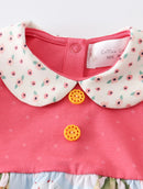 Platinum Hot Air Balloon Bubble – Baby Girl Puff Sleeve Romper