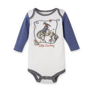 Little Cowboy Baby Bodysuit - Cotton Western Style