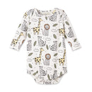 Safari Snuggles Bamboo Baby Bodysuit Jungle Animals