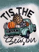 Fall Thanksgiving Halloween 3 pieces Short sleeve O-neck T-shirt