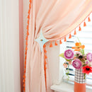 Iridescent twinkle star acrylic curtain tie back