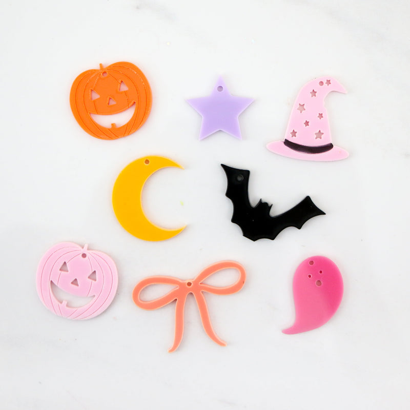 Acrylic Halloween charms