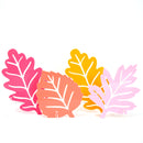 Acrylic Fall leaves - warm tones