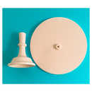 Blush Baby Light Pink Melamine Pedestal Cake Stand