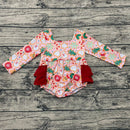 Christmas cookies ruffle romper
