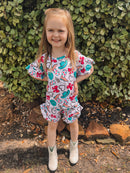 Howdy USA ruffle top set