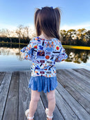 Scott’s ruffle top