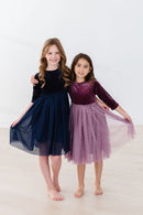 Amethyst Velvet Tutu Dress
