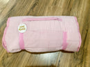Jane Marie Pink Seersucker Kids Roll-Up Nap Mat with Blanket & Pillow | Toddler Daycare & Preschool Sleeping Mat | Kindergarten Nap Mat | Bossier City, LA