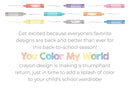 You Color My World Organic Cotton Twirl Dress | Girls Back-to-School Dress | Bossier City, LA