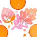 Fall leaves acrylic tray - set of 2