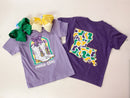 Kids Louisiana Camo Mardi Gras T-Shirt
