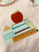 Back to School Apple Appliqué Collection | Girls Dress, Girls Short Set & Boys Short Set | Bossier City, LA