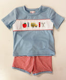 Back to School Swiss Dot Collection | Girls Dress, Girls Short Set & Boys Short Set | Bossier City, LA
