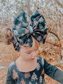 Leopard trees messy wrap