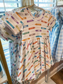 You Color My World Cotton Twirl Dress