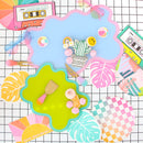 Custom wavy acrylic tray