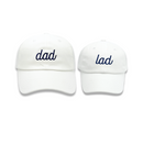 Dad & Lad Baseball Hat Set (Baby & Adult, Youth & Adult)