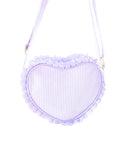 Seersucker Heart Purse